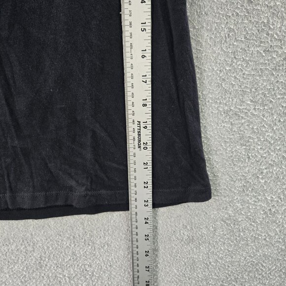 Grunt Style Women Shirt MEDIUM Black Graphic Print Activewear Logo V-Neck - Picture 6 of 8